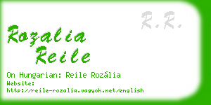 rozalia reile business card